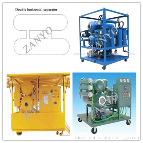 Portable Vacuum Transformer Oil Filtration Machine